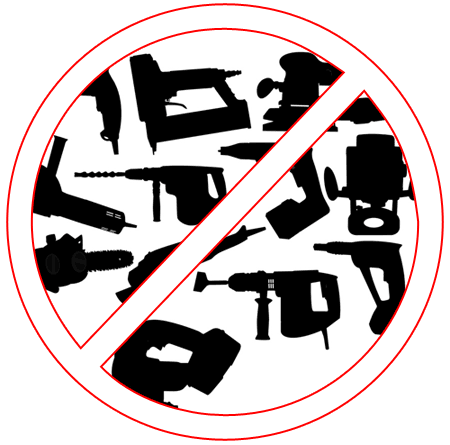 power tool ban