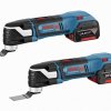 Bosch 14.4 & 18V Cordless Oscillating Multi-Tools. Models: GOP 14,4 V-EC Professional, GOP 18V-EC Professional.