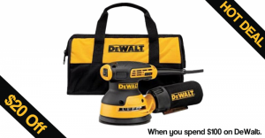Father's Day - $20 Off DeWalt when you spend $100